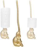 Elephant Toilet Paper Holder 16'' Cast Iron Paper Towel Holder Funny Toilet by mozhixue