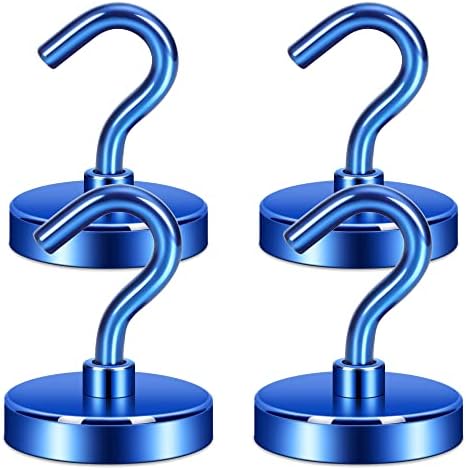 Neosmuk Magnetic Hooks for Cruise Cabins, 130lb Heavy Duty, 4 Pack by Neosmuk