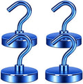 Neosmuk Magnetic Hooks for Cruise Cabins, 130lb Heavy Duty, 4 Pack by Neosmuk