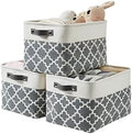 DECOMOMO Storage Bins, Large Fabric Storage Baskets by DECOMOMO