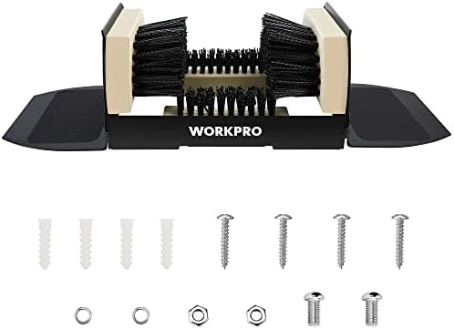 WORKPRO Boot Cleaner, Heavy Duty Shoe Boot Scrubber & Scraper Brush Outdoor by WORKPRO