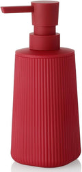 YAUKPH Small Soap Dispenser for Bathroom and Kitchen Matte Red | Modern by KellyHome