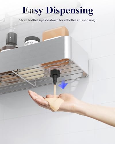 Kitsure Shower Caddy Adhesive, Stylish Shower Organizer - Image 6