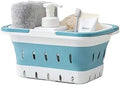 Plastic Caddy for Cleaning Supplies Products, Storage Collapsible Basket by ANNIYA