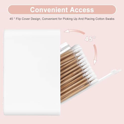 Qtip Holder, 2 Pack Wall Mount Qtip Holder Organizers - Image 5