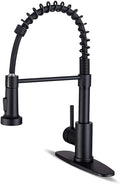 WEWE Matte Black Kitchen Faucet by WEWE