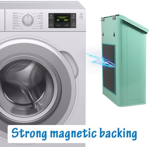 Picowe Magnetic Laundry Storage, Large Metal Lint Holder Bin - Image 7