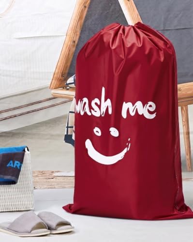 HOMEST 2 Pack XL Wash Me Travel Laundry Bag, Dirty Clothes Organizer, Large - Image 6