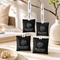 4-Packs Hanging Scented Sachets | Long-Lasting Closet Deodorizer Air Freshener by Unknown