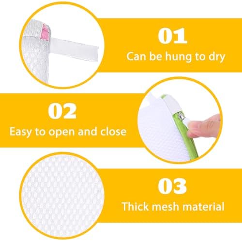 6 Pcs Small Mesh Laundry Bag Lingerie Bags - Image 3