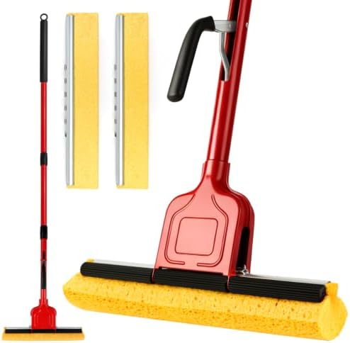 Commercial Sponge Mop for Floor Cleaning by CleanHappyLivePretty