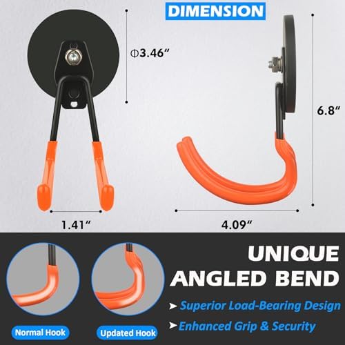 MUTUACTOR Updated Magnetic Hook Heavy Duty, 40lbs 2-Pack Super Strong Magnet - Image 5