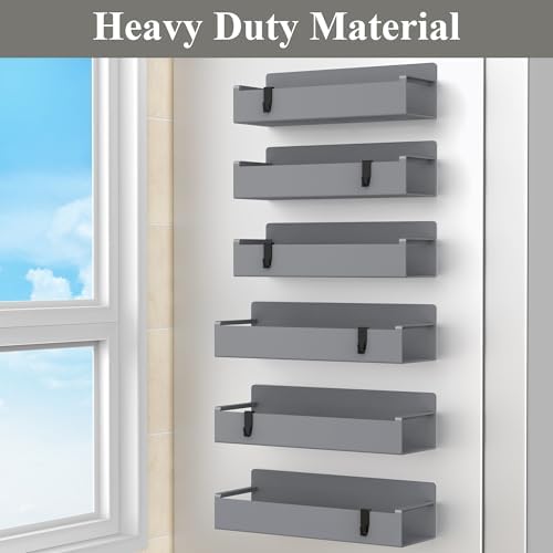 HuggieGems 6 Pack Magnetic Spice Rack Organizer - Image 4