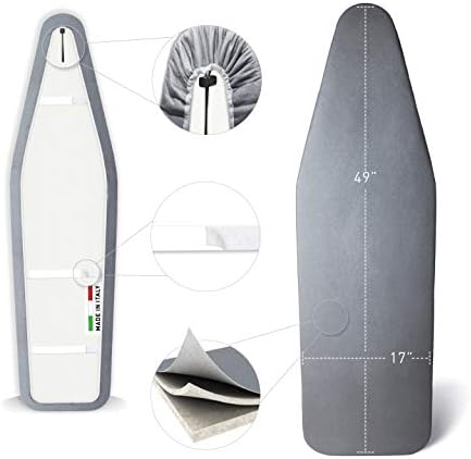 TIVIT Ironing Board Cover 17 x 49 – Made in Italy, Alumitek PRO Heat-Reflective - Image 3