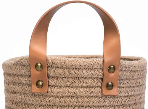 2pack Small Hanging Baskets-Cotton Rope Wall Basket - Image 5