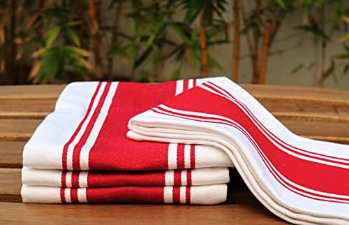 AMOUR INFINI Kitchen Towels 100% Cotton Pack of 4, Highly Absorbent Quick - Image 5