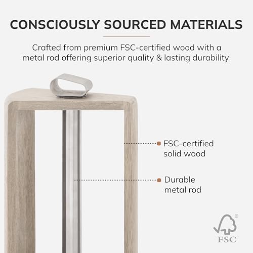 Anji Mountain Wooden Paper Towel Holder - Image 3