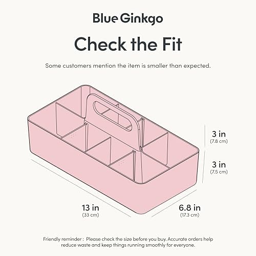 BLUE GINKGO Stackable Organizer Caddy, Made in Korea - Image 3