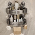 VOLPONE Corner Shower Caddy Suction Cup Shower Shelf Corner No Drilling by VOLPONE