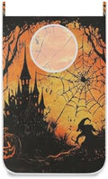 Witch Castle Halloween Door Hanging Laundry Hamper Bag by WelcometoElliTarr