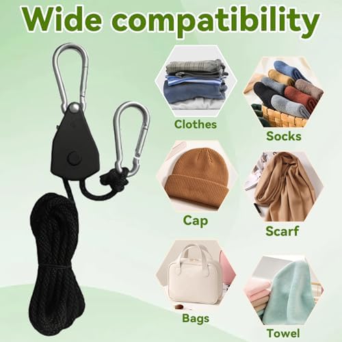 2PCS Retractable Travel Clothesline - Image 7