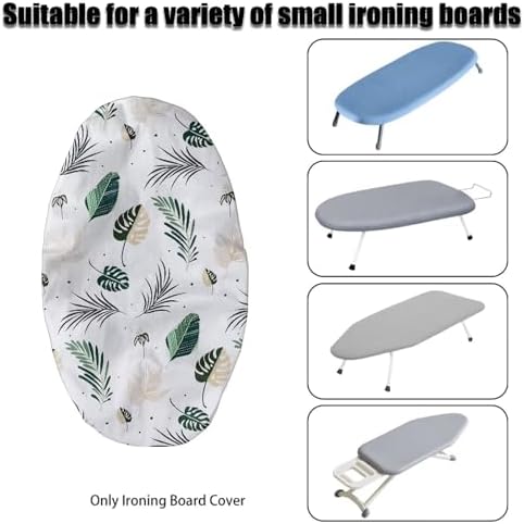 Green Leaf Mini Ironing Board Cover Stretchy Iron Heat Shield - Image 5