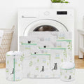 6-Pack Mesh Laundry Bags for Delicates, 6 Sizes Secure Zipper by Unknown