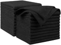 AIDEA Microfiber Cleaning Cloth Black 20PK, Microfiber Towels 11.5"×11.5" by AIDEAHOME