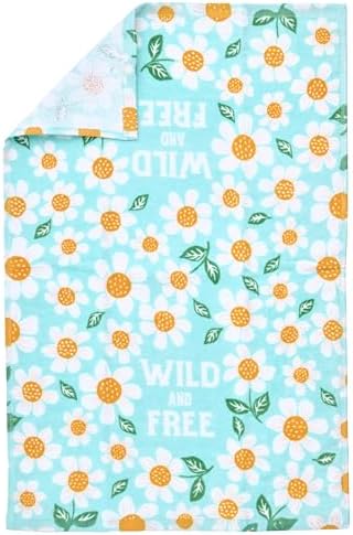 Ritz 4-Piece Kitchen Towel Set, All Daisies & Wild and Free Floral Prints - Image 6