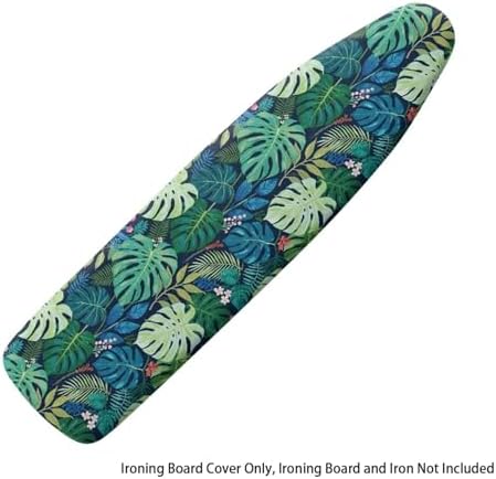Green Palm Leaves Ironing Board Cover Cover Standard Size Soft Fabric Scorch - Image 6