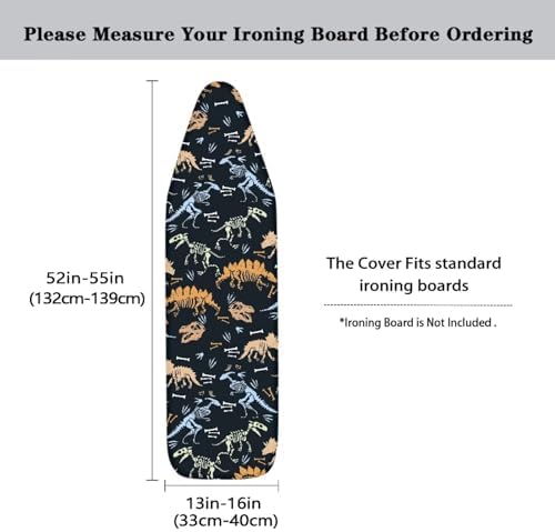 Dinosaur Ironing Covers with Thick Padding and Elasticized Edge Christmas - Image 5