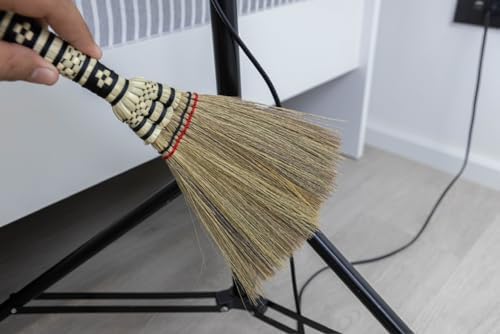 Small Whisk Broom Handheld Brush Whisks Away Dust, Dirt & Debris Brush Head - Image 6