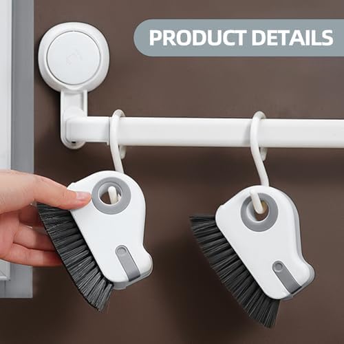 2 in 1 Groove Cleaning Brush, Grout Cleaner Tool & Multifunction Window Track - Image 4