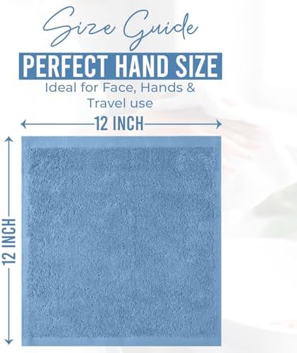 DAN RIVER 24 Pack Cotton Wash Cloths Set - Image 2
