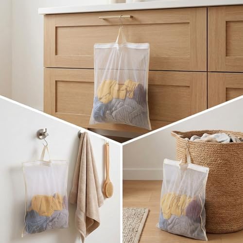 2 Pcs Mesh Laundry Bags for Washing Machine, Wash Bag for Clothes - Image 6