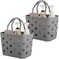 Portable Shower Caddy with Handle Plastic Shower Basket, 2 Pack by Anyoifax