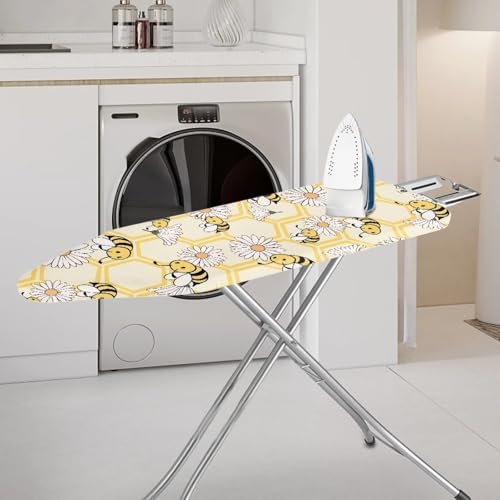 Cute Bees Pattern Ironing Board Cover Soft Ironing Board Cover, Non Stick - Image 2