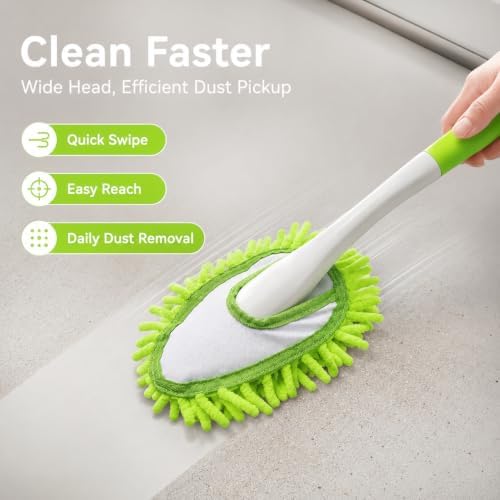 Microfiber Feather Duster, 13 Inch Length, - Image 3