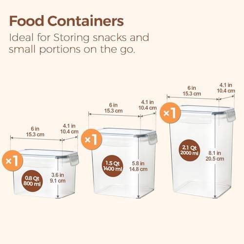 ComSaf Airtight Food Storage Containers - Image 2