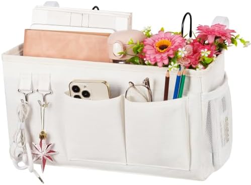 Lilithye Bedside Caddy, Bedside Storage Bag Hanging Organizer by Lilithye