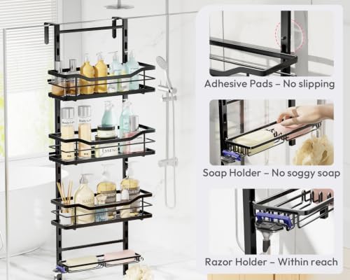 SWTYMIKI Over the Door Shower Caddy - Image 6