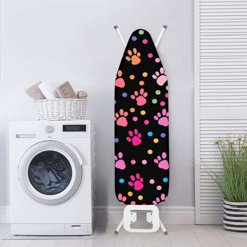 Flashideas Dog Paw Prints Ironing Board Cover and Pad- 52" x 13" Iron Board - Image 4