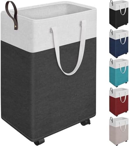 HomeHacks 90L Rolling Laundry Basket by HomeHacks