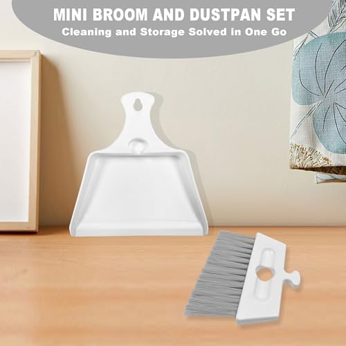 Mini Dustpan Brush Set Small Dustpan Broom Combo Set - Image 3