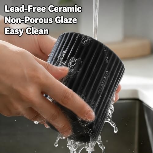 Ceramic Sponge Holder for Kitchen Sink, Quick Dry Sink Caddy Organizer - Image 5