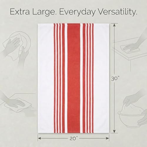 Urban Villa Kitchen Towels Cotton Dish Towels 20”x30” Chillired - Image 3