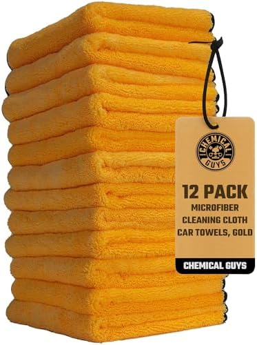 Chemical Guys, Professional Microfiber Towels, 16 x 16 in, 12 Pack by ChemicalGuys
