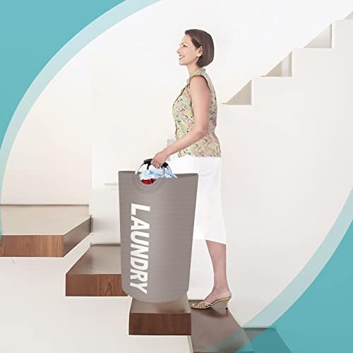 90L Large Laundry Basket, Dirty Clothes Waterproof Laundry Hamper - Image 7