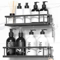 YASONIC Shower Caddy Adhesive, Rustproof Shower Organizer, Large Capacity by YASONIC