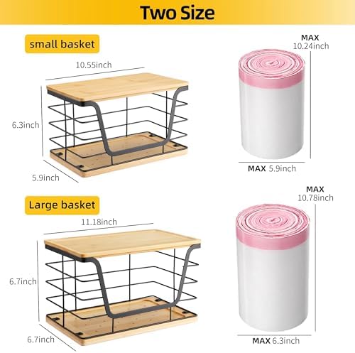 ALOCEO 2 Pack Large Garbage Bag Dispenser - Image 3